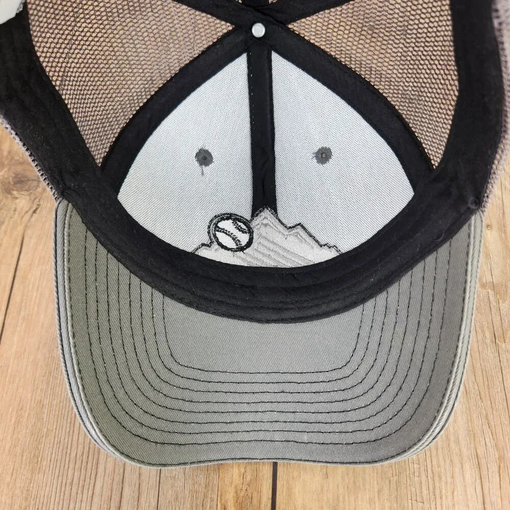 Melonwear Colorado Rockies STIHL Trucker Hat Gray Snapback Mesh MLB Baseball Cap